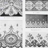 An illustration from Section française (class 84); dentelles, broderies, passementeries et dessins (1908)