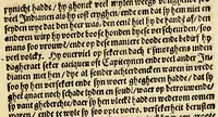 An illustration from Seer cort verhael vande destructie van d'Indien (1578)