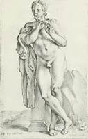 An illustration from Segmenta nobilium signorum e statuaru : quæ temporis dentem inuidium euasere Urbis æternæ ruinis erepta, typis æneis ab se commissa perptuæ uenerationis monimentum (1638)