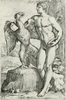 An illustration from Segmenta nobilium signorum e statuaru : quæ temporis dentem inuidium euasere Urbis æternæ ruinis erepta, typis æneis ab se commissa perptuæ uenerationis monimentum (1638)