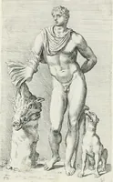 An illustration from Segmenta nobilium signorum e statuaru : quæ temporis dentem inuidium euasere Urbis æternæ ruinis erepta, typis æneis ab se commissa perptuæ uenerationis monimentum (1638)