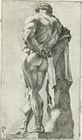 An illustration from Segmenta nobilium signorum e statuaru : quæ temporis dentem inuidium euasere Urbis æternæ ruinis erepta, typis æneis ab se commissa perptuæ uenerationis monimentum (1638)