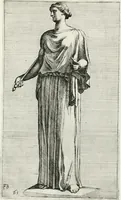 An illustration from Segmenta nobilium signorum e statuaru : quæ temporis dentem inuidium euasere Urbis æternæ ruinis erepta, typis æneis ab se commissa perptuæ uenerationis monimentum (1638)