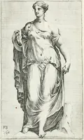 An illustration from Segmenta nobilium signorum e statuaru : quæ temporis dentem inuidium euasere Urbis æternæ ruinis erepta, typis æneis ab se commissa perptuæ uenerationis monimentum (1638)