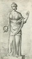 An illustration from Segmenta nobilium signorum e statuaru : quæ temporis dentem inuidium euasere Urbis æternæ ruinis erepta, typis æneis ab se commissa perptuæ uenerationis monimentum (1638)