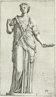 An illustration from Segmenta nobilium signorum e statuaru : quæ temporis dentem inuidium euasere Urbis æternæ ruinis erepta, typis æneis ab se commissa perptuæ uenerationis monimentum (1638)