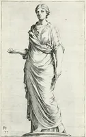 An illustration from Segmenta nobilium signorum e statuaru : quæ temporis dentem inuidium euasere Urbis æternæ ruinis erepta, typis æneis ab se commissa perptuæ uenerationis monimentum (1638)