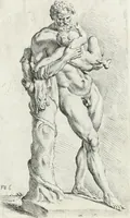 An illustration from Segmenta nobilium signorum e statuaru : quæ temporis dentem inuidium euasere Urbis æternæ ruinis erepta, typis æneis ab se commissa perptuæ uenerationis monimentum (1638)