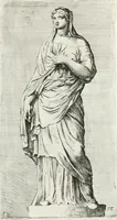 An illustration from Segmenta nobilium signorum e statuaru : quæ temporis dentem inuidium euasere Urbis æternæ ruinis erepta, typis æneis ab se commissa perptuæ uenerationis monimentum (1638)