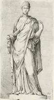 An illustration from Segmenta nobilium signorum e statuaru : quæ temporis dentem inuidium euasere Urbis æternæ ruinis erepta, typis æneis ab se commissa perptuæ uenerationis monimentum (1638)