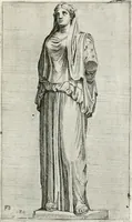 An illustration from Segmenta nobilium signorum e statuaru : quæ temporis dentem inuidium euasere Urbis æternæ ruinis erepta, typis æneis ab se commissa perptuæ uenerationis monimentum (1638)