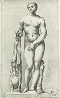 An illustration from Segmenta nobilium signorum e statuaru : quæ temporis dentem inuidium euasere Urbis æternæ ruinis erepta, typis æneis ab se commissa perptuæ uenerationis monimentum (1638)