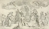 An illustration from Segmenta nobilium signorum e statuaru : quæ temporis dentem inuidium euasere Urbis æternæ ruinis erepta, typis æneis ab se commissa perptuæ uenerationis monimentum (1638)