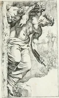 An illustration from Segmenta nobilium signorum e statuaru : quæ temporis dentem inuidium euasere Urbis æternæ ruinis erepta, typis æneis ab se commissa perptuæ uenerationis monimentum (1638)