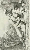 An illustration from Segmenta nobilium signorum e statuaru : quæ temporis dentem inuidium euasere Urbis æternæ ruinis erepta, typis æneis ab se commissa perptuæ uenerationis monimentum (1638)