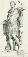 An illustration from Segmenta nobilium signorum e statuaru : quæ temporis dentem inuidium euasere Urbis æternæ ruinis erepta, typis æneis ab se commissa perptuæ uenerationis monimentum (1638)