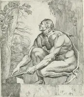 An illustration from Segmenta nobilium signorum e statuaru : quæ temporis dentem inuidium euasere Urbis æternæ ruinis erepta, typis æneis ab se commissa perptuæ uenerationis monimentum (1638)