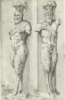 An illustration from Segmenta nobilium signorum e statuaru : quæ temporis dentem inuidium euasere Urbis æternæ ruinis erepta, typis æneis ab se commissa perptuæ uenerationis monimentum (1638)
