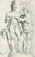 An illustration from Segmenta nobilium signorum e statuaru : quæ temporis dentem inuidium euasere Urbis æternæ ruinis erepta, typis æneis ab se commissa perptuæ uenerationis monimentum (1638)