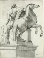 An illustration from Segmenta nobilium signorum e statuaru : quæ temporis dentem inuidium euasere Urbis æternæ ruinis erepta, typis æneis ab se commissa perptuæ uenerationis monimentum (1638)