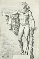 An illustration from Segmenta nobilium signorum e statuaru : quæ temporis dentem inuidium euasere Urbis æternæ ruinis erepta, typis æneis ab se commissa perptuæ uenerationis monimentum (1638)