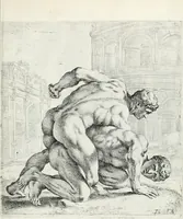 An illustration from Segmenta nobilium signorum e statuaru : quæ temporis dentem inuidium euasere Urbis æternæ ruinis erepta, typis æneis ab se commissa perptuæ uenerationis monimentum (1638)
