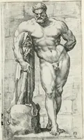 An illustration from Segmenta nobilium signorum e statuaru : quæ temporis dentem inuidium euasere Urbis æternæ ruinis erepta, typis æneis ab se commissa perptuæ uenerationis monimentum (1638)