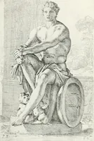 An illustration from Segmenta nobilium signorum e statuaru : quæ temporis dentem inuidium euasere Urbis æternæ ruinis erepta, typis æneis ab se commissa perptuæ uenerationis monimentum (1638)