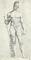 An illustration from Segmenta nobilium signorum e statuaru : quæ temporis dentem inuidium euasere Urbis æternæ ruinis erepta, typis æneis ab se commissa perptuæ uenerationis monimentum (1638)