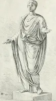 An illustration from Segmenta nobilium signorum e statuaru : quæ temporis dentem inuidium euasere Urbis æternæ ruinis erepta, typis æneis ab se commissa perptuæ uenerationis monimentum (1638)