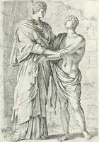 An illustration from Segmenta nobilium signorum e statuaru : quæ temporis dentem inuidium euasere Urbis æternæ ruinis erepta, typis æneis ab se commissa perptuæ uenerationis monimentum (1638)