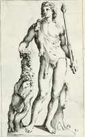 An illustration from Segmenta nobilium signorum e statuaru : quæ temporis dentem inuidium euasere Urbis æternæ ruinis erepta, typis æneis ab se commissa perptuæ uenerationis monimentum (1638)