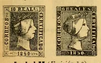 An illustration from Segunda edición del catálogo descriptivo de los sellos de correos de España y sus colonias (1890)