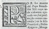 An illustration from Segvnda parte de la Historia pontifical y catholica : en la qval se prosigven las vidas, y hechos de Clemente Quinto, y de los demas pontifices sus predecessores, hasta Pio Quinto : contienese ansi mismo la recapitulacion de las cosas y reyes de España : con vna mas particular relacion de las esclarecidas hazañas de los reyes catholicos, y del inuictissimo Cesar Carlos V. Maximo, y del serenissimo y muy catholico rey don Felipe II (1613)