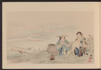An illustration from Seihō jūni Fuji (1894)