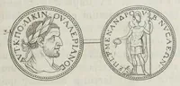 An illustration from Selecta numismata antiqua (1684)