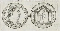 An illustration from Selecta numismata antiqua (1684)