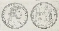 An illustration from Selecta numismata antiqua (1684)