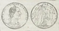 An illustration from Selecta numismata antiqua (1684)