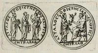 An illustration from Selecta numismata antiqua (1684)