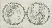 An illustration from Selecta numismata antiqua (1684)