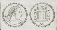An illustration from Selecta numismata antiqua (1684)