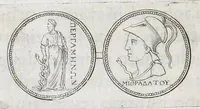 An illustration from Selecta numismata antiqua (1684)
