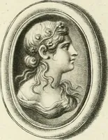 An illustration from A select collection of drawings from curious antique gems : most of them in the possession of the nobility and gentry of this kingdom : etched after the manner of Rembrandt (1768)