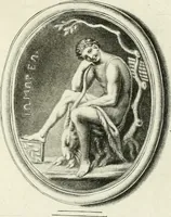An illustration from A select collection of drawings from curious antique gems : most of them in the possession of the nobility and gentry of this kingdom : etched after the manner of Rembrandt (1768)