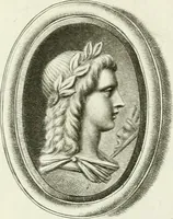 An illustration from A select collection of drawings from curious antique gems : most of them in the possession of the nobility and gentry of this kingdom : etched after the manner of Rembrandt (1768)