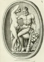 An illustration from A select collection of drawings from curious antique gems : most of them in the possession of the nobility and gentry of this kingdom : etched after the manner of Rembrandt (1768)