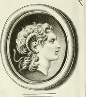 An illustration from A select collection of drawings from curious antique gems : most of them in the possession of the nobility and gentry of this kingdom : etched after the manner of Rembrandt (1768)