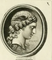 An illustration from A select collection of drawings from curious antique gems : most of them in the possession of the nobility and gentry of this kingdom : etched after the manner of Rembrandt (1768)