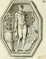 An illustration from A select collection of drawings from curious antique gems : most of them in the possession of the nobility and gentry of this kingdom : etched after the manner of Rembrandt (1768)